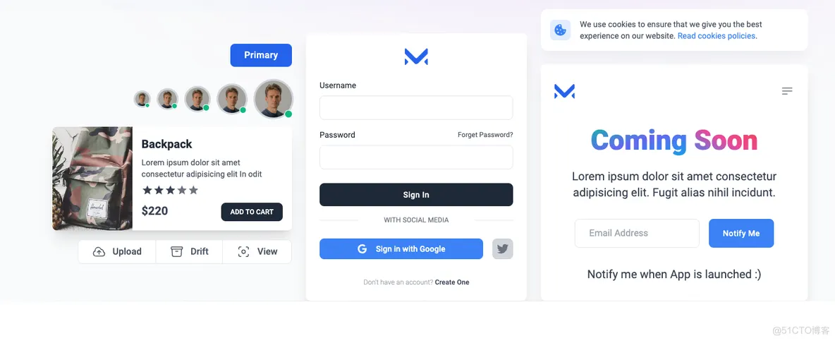 Meraki UI(基于Tailwind CSS构建的开源前端组件库) - 洋葱Blog